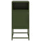 vidaXL Bedside Cabinets 2 pcs Olive Green 36x39x78 cm Steel