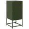 vidaXL Bedside Cabinets 2 pcs Olive Green 36x39x78 cm Steel
