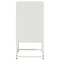 vidaXL Bedside Cabinet White 36x39x78 cm Steel