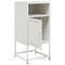 vidaXL Bedside Cabinet White 36x39x78 cm Steel