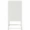 vidaXL Bedside Cabinets 2 pcs White 36x39x78 cm Steel