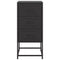 vidaXL Bedside Cabinets 2 pcs Black 36x39x78 cm Steel