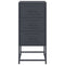 vidaXL Bedside Cabinet Anthracite 36x39x78 cm Steel