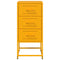 vidaXL Bedside Cabinet Mustard Yellow 36x39x78 cm Steel