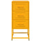 vidaXL Bedside Cabinets 2 pcs Mustard Yellow 36x39x78 cm Steel