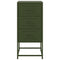 vidaXL Bedside Cabinet Olive Green 36x39x78 cm Steel