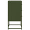 vidaXL Bedside Cabinets 2 pcs Olive Green 36x39x78 cm Steel