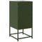 vidaXL Bedside Cabinets 2 pcs Olive Green 36x39x78 cm Steel