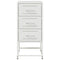 vidaXL Bedside Cabinets 2 pcs White 36x39x78 cm Steel