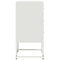 vidaXL Bedside Cabinets 2 pcs White 36x39x78 cm Steel