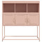 vidaXL Sideboard Pink 100.5x39x107 cm Steel