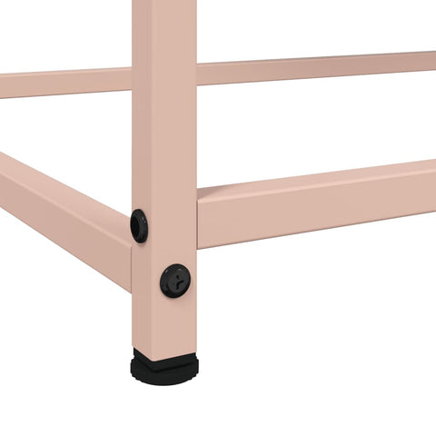 vidaXL Sideboard Pink 100.5x39x107 cm Steel