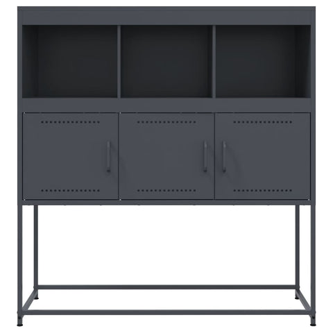 vidaXL Sideboard Anthracite 100.5x39x107 cm Steel