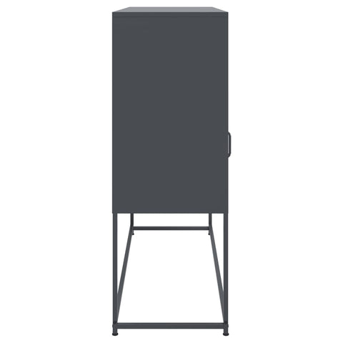 vidaXL Sideboard Anthracite 100.5x39x107 cm Steel