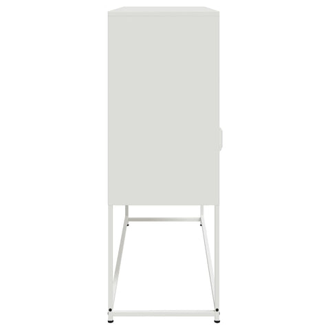 vidaXL Sideboard White 100.5x39x107 cm Steel