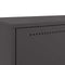 vidaXL Highboard Black 68x39x111.5 cm Steel
