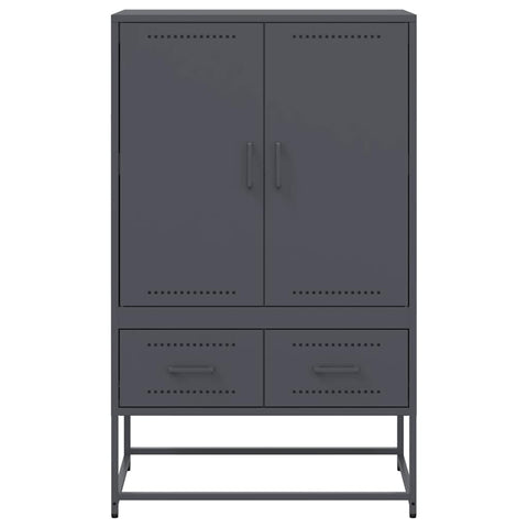 vidaXL Highboard Anthracite 68x39x111.5 cm Steel