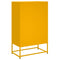 vidaXL Highboard Mustard Yellow 68x39x111.5 cm Steel