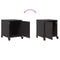 vidaXL Bedside Cabinet Black 36x39x43.5 cm Steel