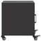 vidaXL Bedside Cabinets 2 pcs Black 36x39x43.5 cm Steel