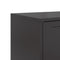 vidaXL Bedside Cabinets 2 pcs Black 36x39x43.5 cm Steel