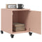vidaXL Bedside Cabinet Pink 36x38.5x43.5 cm Steel