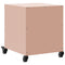 vidaXL Bedside Cabinet Pink 36x38.5x43.5 cm Steel