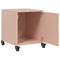 vidaXL Bedside Cabinet Pink 36x38.5x43.5 cm Steel