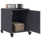 vidaXL Bedside Cabinet Anthracite 36x39x43.5 cm Steel