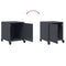 vidaXL Bedside Cabinet Anthracite 36x39x43.5 cm Steel
