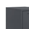 vidaXL Bedside Cabinets 2 pcs Anthracite 36x39x43.5 cm Steel