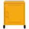 vidaXL Bedside Cabinets 2 pcs Mustard Yellow 36x39x43.5 cm Steel