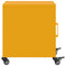 vidaXL Bedside Cabinets 2 pcs Mustard Yellow 36x39x43.5 cm Steel