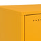 vidaXL Bedside Cabinets 2 pcs Mustard Yellow 36x39x43.5 cm Steel