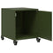 vidaXL Bedside Cabinet Olive Green 36x39x43.5 cm Steel