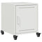 vidaXL Bedside Cabinets 2 pcs White 36x39x43.5 cm Steel