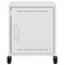 vidaXL Bedside Cabinets 2 pcs White 36x39x43.5 cm Steel