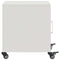 vidaXL Bedside Cabinets 2 pcs White 36x39x43.5 cm Steel