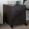 vidaXL Bedside Cabinet Black 36x39x43.5 cm Steel