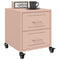 vidaXL Bedside Cabinet Pink 36x39x43.5 cm Steel