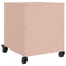 vidaXL Bedside Cabinet Pink 36x39x43.5 cm Steel