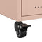 vidaXL Bedside Cabinet Pink 36x39x43.5 cm Steel