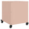 vidaXL Bedside Cabinets 2 pcs Pink 36x39x43.5 cm Steel