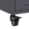 vidaXL Bedside Cabinets 2 pcs Anthracite 36x39x43.5 cm Steel