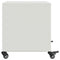 vidaXL Bedside Cabinets 2 pcs White 36x39x43.5 cm Steel