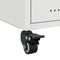 vidaXL Bedside Cabinets 2 pcs White 36x39x43.5 cm Steel