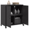 vidaXL Sideboard Black 68x39x72 cm Steel