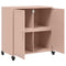 vidaXL Sideboard Pink 68x39x72 cm Steel