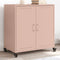 vidaXL Sideboard Pink 68x39x72 cm Steel