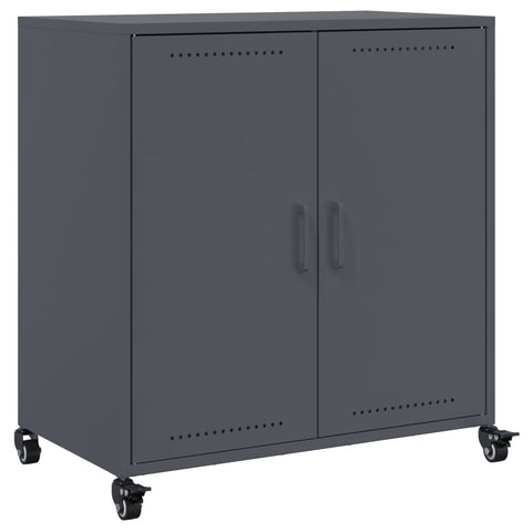 vidaXL Sideboard Anthracite 68x39x72 cm Steel